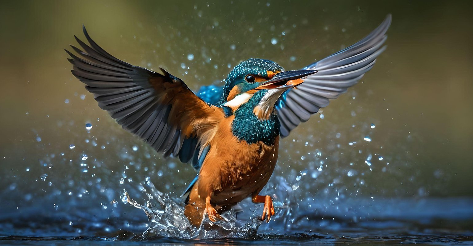 Fotoaufnahme von einem Fliegendem Vogel